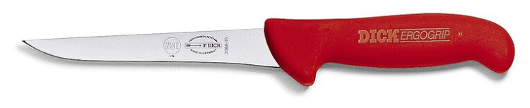 Нож для обвалки ErgoGrip 13 см, прямой, красный