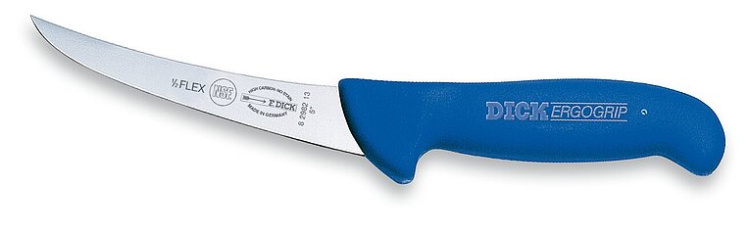 Нож для обвалки ErgoGrip полугибкий 13 см, синий