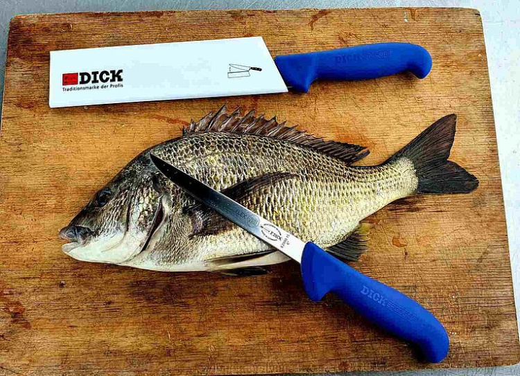 Нож для обвалки ErgoGrip, гибкий, 15 см, прямой, синий