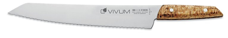 Нож для хлеба VIVUM, зубчатый край, 26 см
