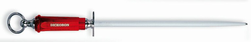 Мусат DICKORON Classic стальной, 35 см, круглый, сапфировая насечка