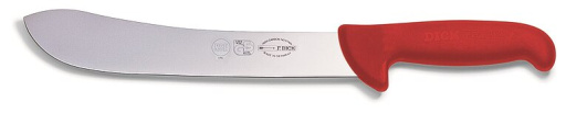Нож мясника ErgoGrip 30 см, изогнутый, красный
