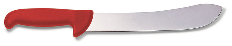 Нож мясника ErgoGrip 30 см, изогнутый, красный