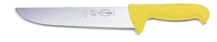Нож мясника ErgoGrip 23 см, желтый