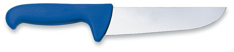 Нож мясника ErgoGrip 18 см, изогнутый, узкий, синий