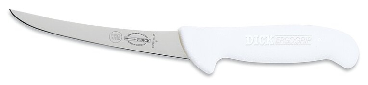 Нож для обвалки ErgoGrip 13 см, изогнутый, белый