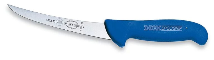 Нож для обвалки ErgoGrip полугибкий 15 см, синий