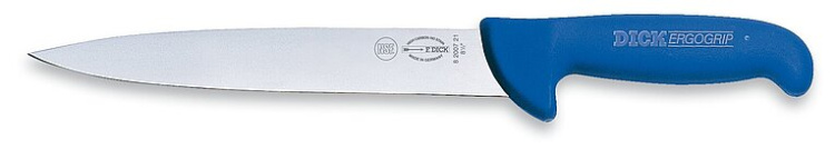 Нож для убоя ErgoGrip 21 см, прямой, синий