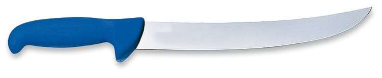 Нож мясника ErgoGrip 26 см, изогнутый, синий