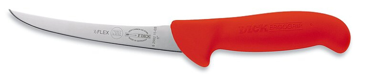 Нож для обвалки ErgoGrip полугибкий 15 см, красный