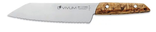 Универсальный нож VIVUM, зубчатый край, 18 см.